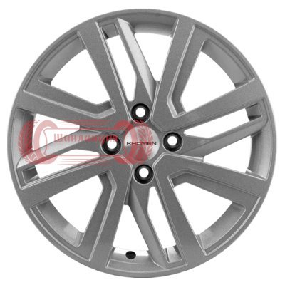 Khomen Wheels KHW1609 (Rio II/Solaris II) F-Silver 6x16/4x100 D54.1 ET46  