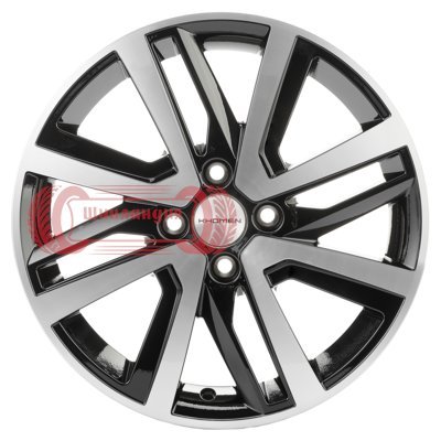 Khomen Wheels KHW1609 (XRay) Black-FP 6x16/4x100 D60.1 ET41  