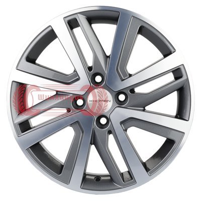 Khomen Wheels KHW1609 (XRay) Gray-FP 6x16/4x100 D60.1 ET41  