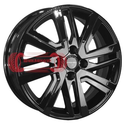 Khomen Wheels KHW1609 (XRay) Black 6x16/4x100 D60.1 ET41  