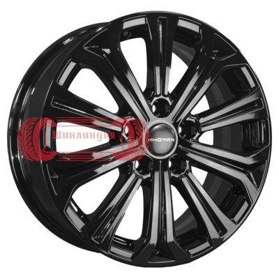 Khomen Wheels KHW1610 (Chery Tiggo 3/Tiggo 3 Pro) Black 6.5x16/5x108 D60.1 ET45  