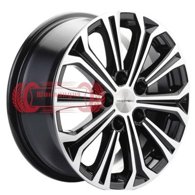 Khomen Wheels KHW1610 (Kia) Black-FP 6.5x16/5x114.3 D67.1 ET41  