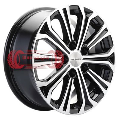 Khomen Wheels KHW1610 (Mitsubishi) Black-FP 6.5x16/5x114.3 D67.1 ET46  