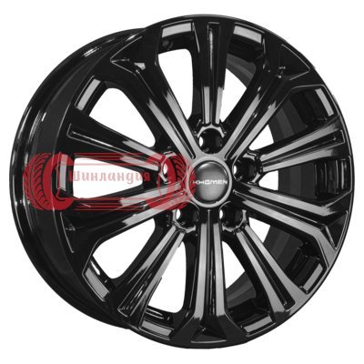 Khomen Wheels KHW1610 (Octavia) Black 6.5x16/5x112 D57.1 ET50  