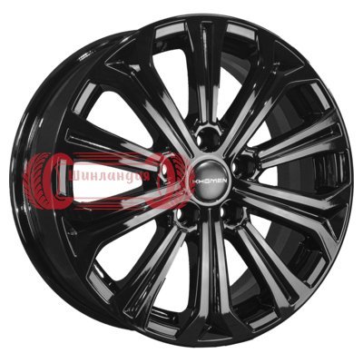 Khomen Wheels KHW1610 (Toyota/Suzuki) Black 6.5x16/5x114.3 D60.1 ET45  