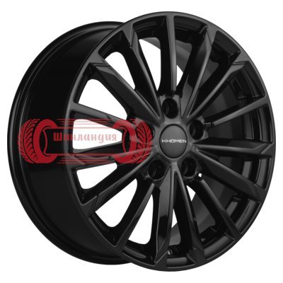 Khomen Wheels KHW1611 (DFM 580) Black 6.5x16/5x110 D67.1 ET45  