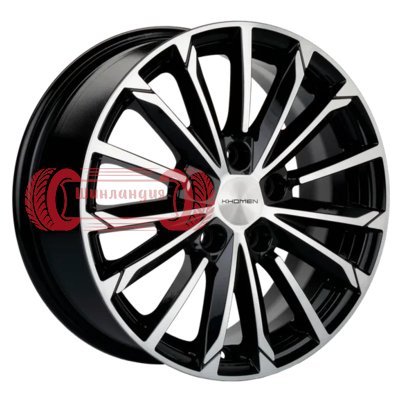 Khomen Wheels KHW1611 (DFM 580) Black-FP 6.5x16/5x110 D67.1 ET45  