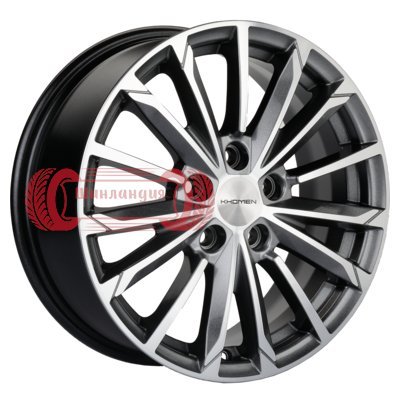 Khomen Wheels KHW1611 (Focus) G-Silver-FP 6.5x16/5x108 D63.3 ET50  
