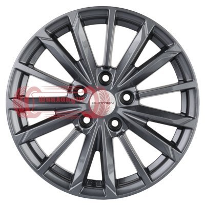 Khomen Wheels KHW1611 (Huyndai/Mazda) Gray 6.5x16/5x114.3 D67.1 ET45  