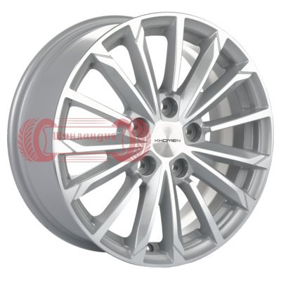 Khomen Wheels KHW1611 (Huyndai/Mazda) F-Silver-FP 6.5x16/5x114.3 D67.1 ET45  