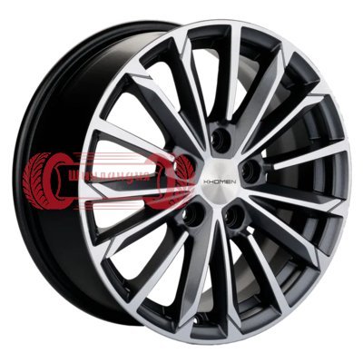 Khomen Wheels KHW1611 (Huyndai/Mazda) Gray-FP 6.5x16/5x114.3 D67.1 ET45  