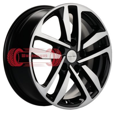 Khomen Wheels KHW1612 (Civic) Black-FP 6.5x16/5x114.3 D64.1 ET41  