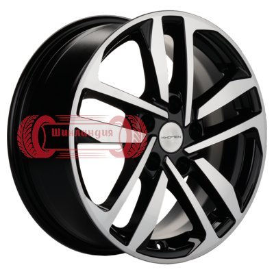 Khomen Wheels KHW1612 (Fluence/Juke) Black-FP 6.5x16/5x114.3 D66.1 ET47  
