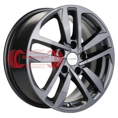 Khomen Wheels KHW1612 (Qashqai/Tiida) Gray 6.5x16/5x114.3 D66.1 ET40  