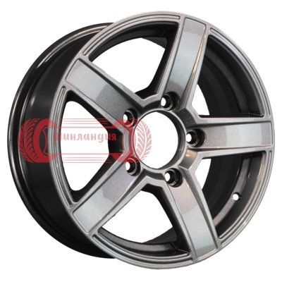 Khomen Wheels KHW1614 (Niva 4x4) Gray 6.5x16/5x139.7 D98.5 ET40  