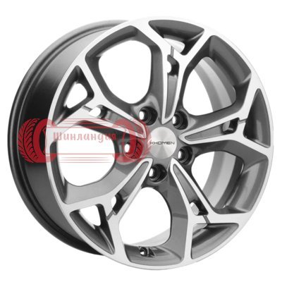 Khomen Wheels KHW1702 (CX-5/Seltos/Optima) Gray-FP 7x17/5x114.3 D67.1 ET50  