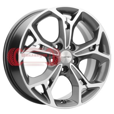 Khomen Wheels KHW1702 (Jolion) Gray-FP 7x17/5x114.3 D66.5 ET37  