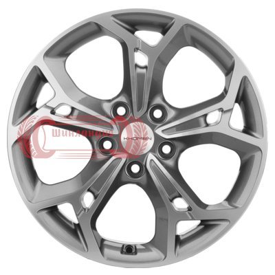 Khomen Wheels KHW1702 (Qashqai) Gray-FP 7x17/5x114.3 D66.1 ET40  