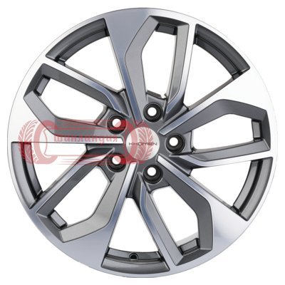 Khomen Wheels KHW1703 (CX-5/Seltos/Optima) Gray-FP 7x17/5x114.3 D67.1 ET50  