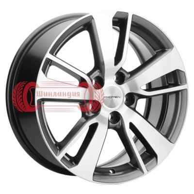 Khomen Wheels KHW1704 (Hyundai Tucson IV/Kia Sportage V) Gray-FP 7x17/5x114.3 D67.1 ET43.5  