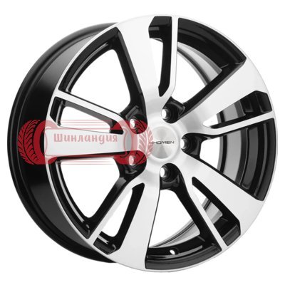 Khomen Wheels KHW1704 (Hyundai Tucson IV/Kia Sportage V) Black-FP 7x17/5x114.3 D67.1 ET43.5  