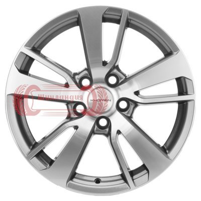 Khomen Wheels KHW1704 (Outlander) Gray-FP 7x17/5x114.3 D67.1 ET38  