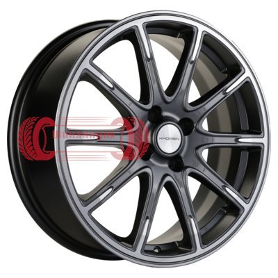 Khomen Wheels KHW1707 (Lada Vesta) Gray-FP 6.5x17/4x100 D60.1 ET50  