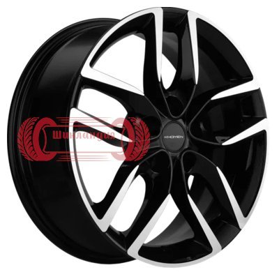 Khomen Wheels KHW1708 (Geely Coolray) Black-FP 6.5x17/5x114.3 D54.1 ET45  