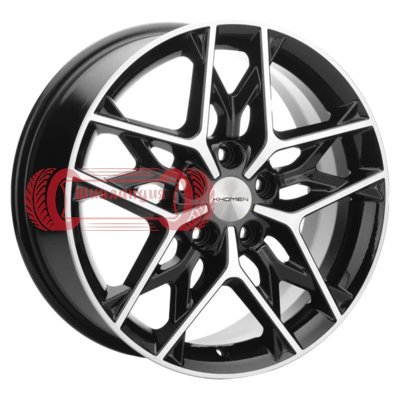 Khomen Wheels KHW1709 (Changan CS35 Plus) Black-FP 7x17/5x110 D63.3 ET46  