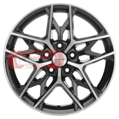 Khomen Wheels KHW1709 (CX-5/Seltos/Optima) Black-FP 7x17/5x114.3 D67.1 ET50  