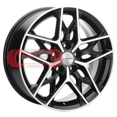Khomen Wheels KHW1709 (Evolute i-Joy) Black-FP 7x17/5x110 D67.1 ET40  
