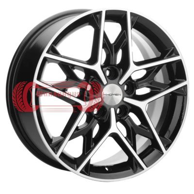 Khomen Wheels KHW1709 (Ford C-Max) Black-FP 7x17/5x108 D63.35 ET50  