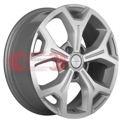 Khomen Wheels KHW1710 (Chery Tiggo 7pro) F-Silver-FP 6.5x17/5x108 D60.1 ET33  