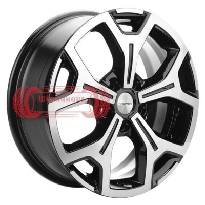 Khomen Wheels KHW1710 (Chery Tiggo/Tiggo 7 Pro) Black-FP 6.5x17/5x108 D60.1 ET33  