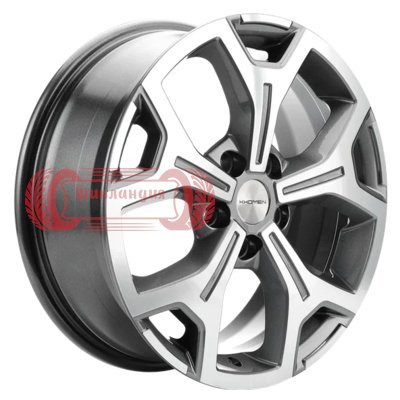 Khomen Wheels KHW1710(2) (VW Transporter) Gray-FP 6.5x17/5x120 D65.1 ET55  