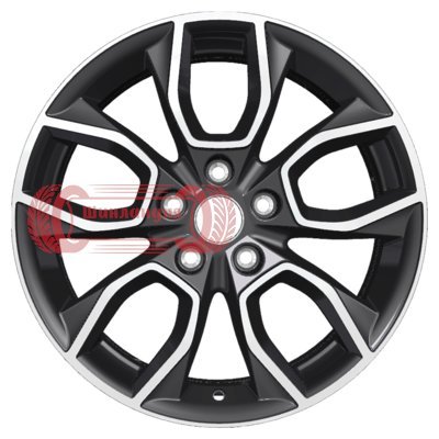 Khomen Wheels KHW1713 (Hyundai Elantra) Black-FP 7x17/5x114.3 D67.1 ET49  