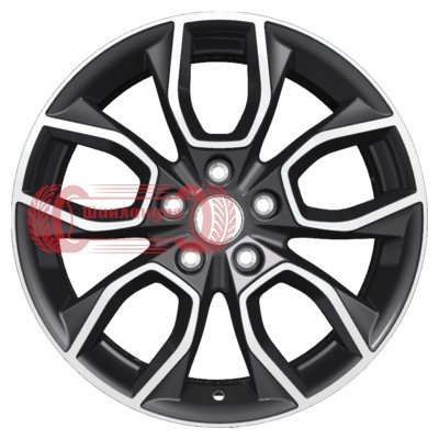 Khomen Wheels KHW1713 (Kia K5) Black-FP 7x17/5x114.3 D67.1 ET48  