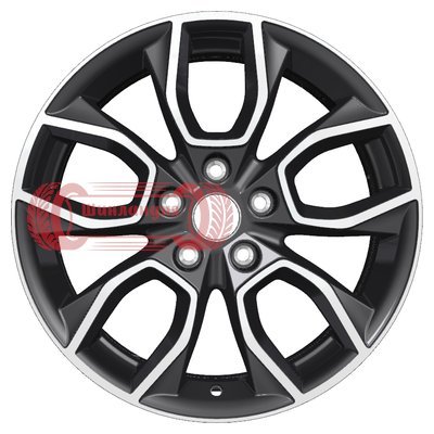 Khomen Wheels KHW1713 (Tucson) Black-FP 7x17/5x114.3 D67.1 ET51  