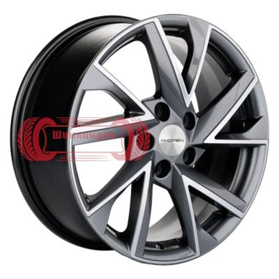 Khomen Wheels KHW1714 (Changan CS35/CS35 Pro) Gray-FP 7x17/5x110 D63.3 ET46  