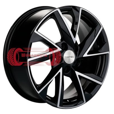 Khomen Wheels KHW1714 (Evolute i-Joy) Black-FP 7x17/5x110 D67.1 ET40  