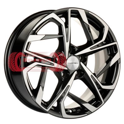 Khomen Wheels KHW1716 (Chery Tiggo 3/Tiggo 3 Pro) Black-FP 7x17/5x108 D60.1 ET45  