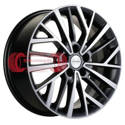 Khomen Wheels KHW1717 (Chery Tiggo 3/Tiggo 3 Pro) Gray-FP 7x17/5x108 D60.1 ET40  