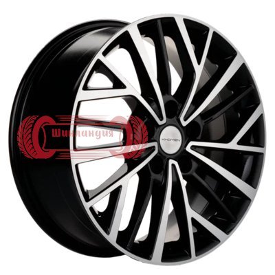 Khomen Wheels KHW1717 (Qashqai) Black-FP 7x17/5x114.3 D66.1 ET40  