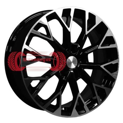 Khomen Wheels KHW1718 (Besturn X40) Black-FP 7x17/5x114.3 D57.1 ET40  