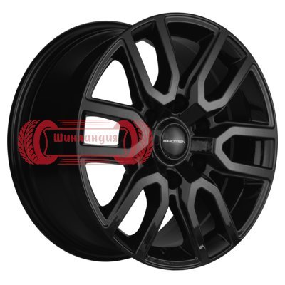 Khomen Wheels KHW1723 (L200) Black 8x17/6x139.7 D67.1 ET38  