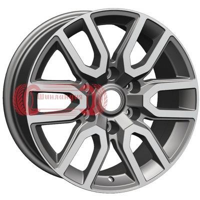 Khomen Wheels KHW1723 (LC Prado/Lexus GX) Gray-FP 8x17/6x139.7 D106.1 ET25  
