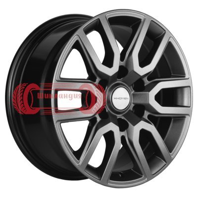 Khomen Wheels KHW1723 (Tank 300) Gray 8x17/6x139.7 D100.1 ET36  