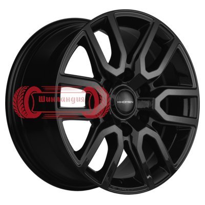 Khomen Wheels KHW1723 (Tank 300) Black 8x17/6x139.7 D100.1 ET36  