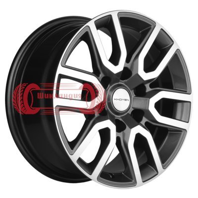 Khomen Wheels KHW1723 (Tank 300) Gray-FP 8x17/6x139.7 D100.1 ET36  