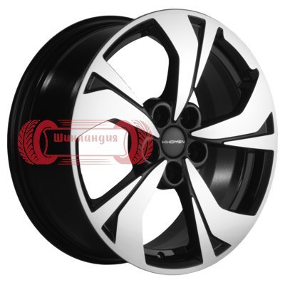 Khomen Wheels KHW1724 (Exeed LX) Black-FP 7x17/5x108 D60.1 ET33  
